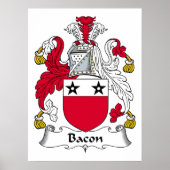 Poster Bacon Family Crest (Devant)