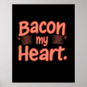 Poster Bacon, mon coeur (Devant)