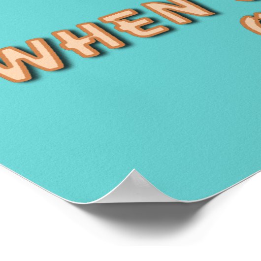 Poster Bacon Tree Funny Imprimer l'affiche Signal Humour (Coin)