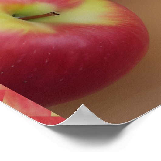 Poster Bad Apple Funny Imaginaire AI Art numérique d'impr (Coin)
