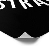 Poster Bad Berry Puns Paille-matize Me Fruit Pun Dark BG (Coin)