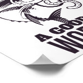 Poster Bad day fishing is better than a good day working (Coin)
