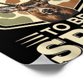 Poster Bad Day To Be A Ske – Rustic Deer Hunting Humor (Coin)