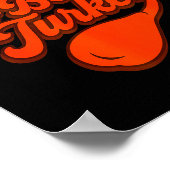 Poster Bad Day To Be A Turkey Funny Thanksgiving Gift Des (Coin)