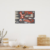 Poster Bad Dreams Art Abstrait Print (Cuisine)