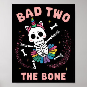Poster Bad Two The Bone Halloween Anniversaire 2e Anniver
