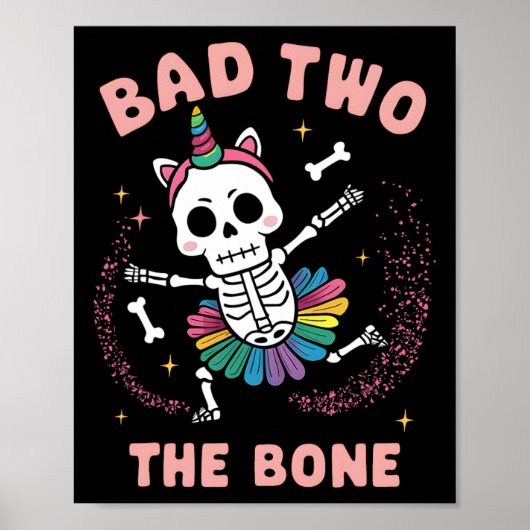 Poster Bad Two The Bone Halloween Anniversaire 2e Anniver (Devant)