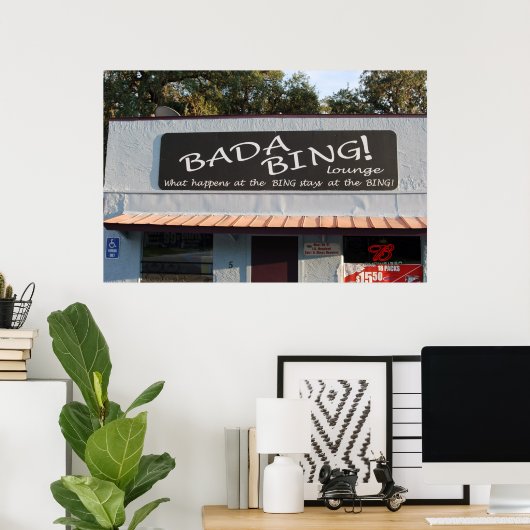 POSTER BADA BING (Bureau à domicile)