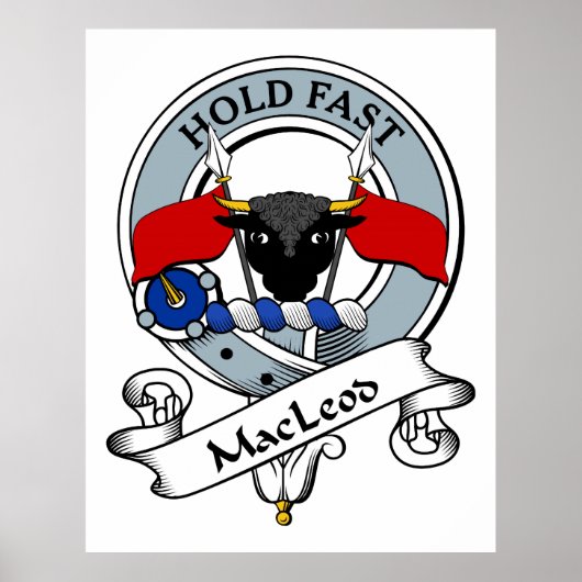 Poster Badge de clan MacLeod (Devant)