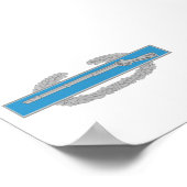 Poster Badge de l'infanterie de combat (Coin)