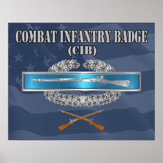 Poster Badge de l'Infanteur de combat (BCI) (Devant)