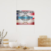 Poster Badge de l'Infanteur de combat (BCI) (Cuisine)