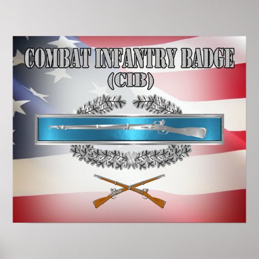 Poster Badge de l'Infanteur de combat (BCI) (Devant)