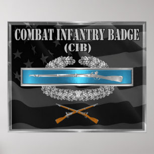 Poster Badge de l'Infanteur de combat (BCI)