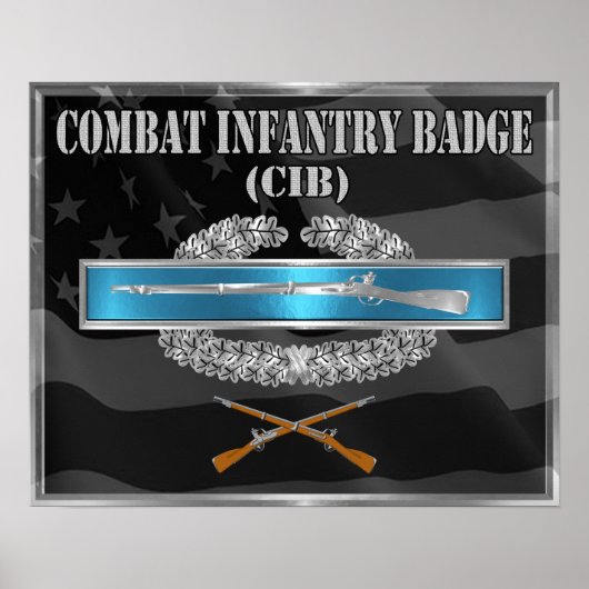 Poster Badge de l'Infanteur de combat (BCI) (Devant)