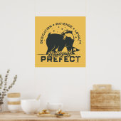 Poster Badge de préconfiguration HUFFLEPUFF™ (Cuisine)