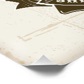 Poster Badge de Rifles Adjoint Old West Sheriff Personnal (Coin)