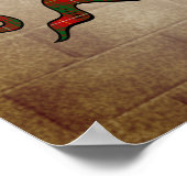 Poster Badge du clan Bruce sur l'affiche murale du châtea (Coin)