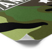 Poster Badge du Jour J avec camouflage (Coin)