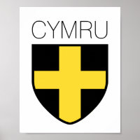 Badge Saint David (Pays de Galles/ Cymru)