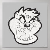 Poster Badge TAZ™ Evil Grin (Devant)