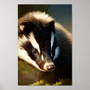 Poster Badger art