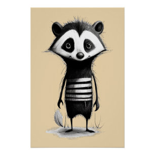 Poster Badger de blaireau