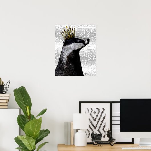 Poster Badger King (Bureau à domicile)