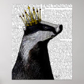 Poster Badger King (Devant)