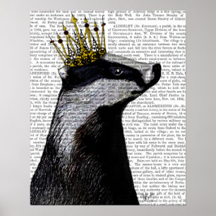 Poster Badger King