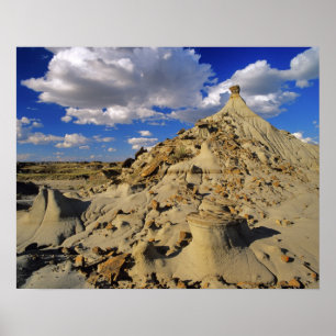 Poster Badlands at Dinosaur Provincial Park in Alberta, 3