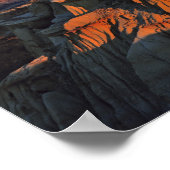 Poster Badlands dans le parc national Theodore Roosevelt (Coin)