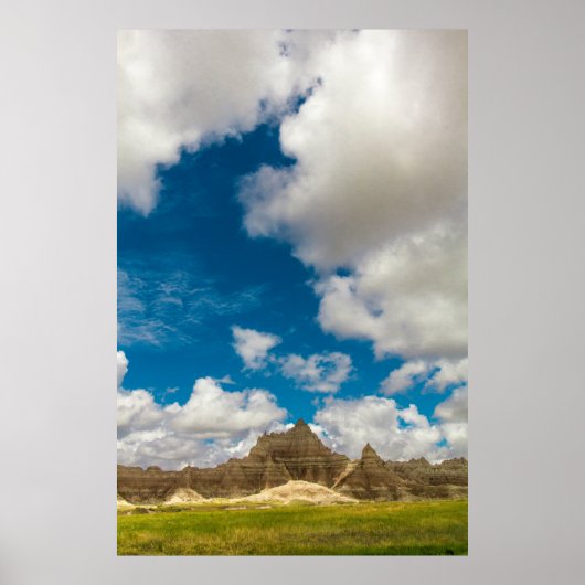 Poster Badlands National Park, Dakota du Sud (Devant)
