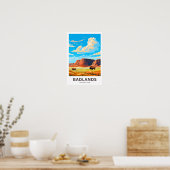 Poster Badlands National Park Imprimer (Cuisine)