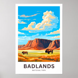 Poster Badlands National Park Imprimer