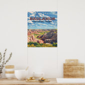 Poster Badlands National Park South Dakota Landcape (Cuisine)