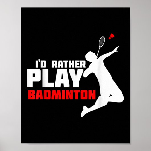 Poster Badminton (Devant)