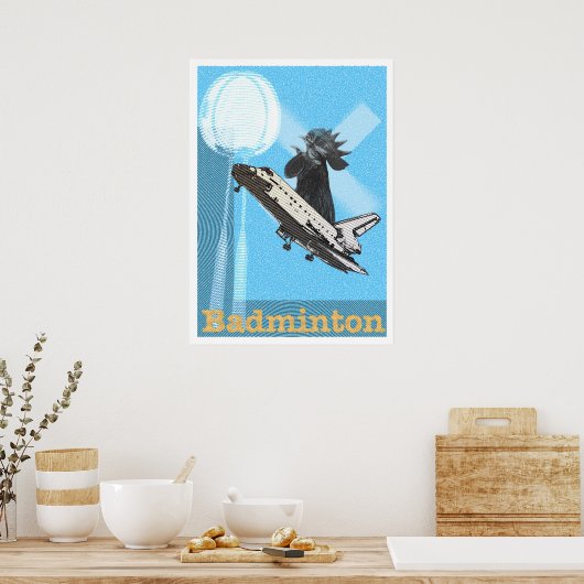 Poster Badminton (Cuisine)