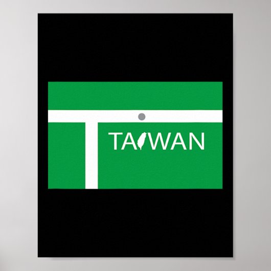 Poster Badminton 2020 À Taïwan Dans Les Limites (Devant)