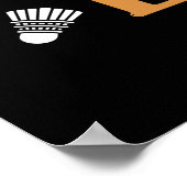 Poster Badminton - Badminton à l'os (Coin)