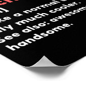 Poster Badminton Coach Définition Funny Trainer Perres ca (Coin)