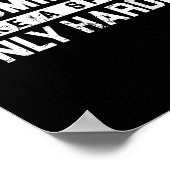 Poster Badminton comme un sport mais plus dur conception (Coin)