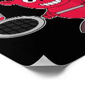 Poster Badminton Devil Badminton Player Shuttle Sports Sm (Coin)