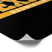 Poster Badminton du Texas (Coin)