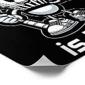 Poster Badminton Forever Cartoon Shuttle And Racket Graph (Coin)