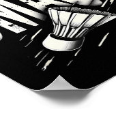 Poster Badminton I Came To Smash Shuttle  (Coin)