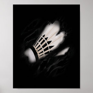 Poster Badminton In Me Design, Badmintondesign