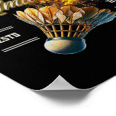 Poster Badminton Je Suis Venu À Smash Shuttle Fireball (Coin)