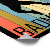 Poster Badminton - Joueur de Badminton (Coin)