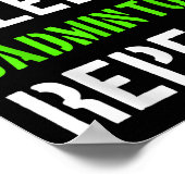 Poster Badminton Player Gift  (Coin)